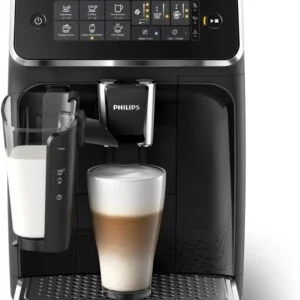 Summer Deal：Philips 2200 Series Automatic Espresso Machine, Milk Frother, 5 Coffee Types, User-Friendly Touchscreen, 100% Ceramic Grinder
